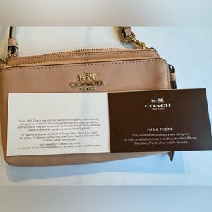 COACH Corner Zip Wristlet